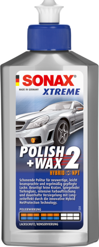 XTREME Polish+Wax 2 Hybrid NPT, 250 ml
