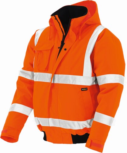 teXXor® Warnschutz-Pilotenjacke Leuchtorange, Größe: S